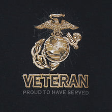 Load image into Gallery viewer, MARINES VETERAN I DID T-SHIRT (BLACK) 2