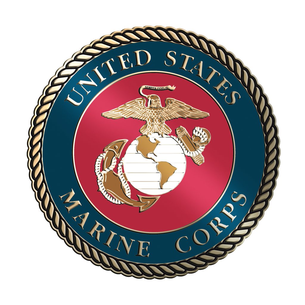 United States Marine Corps Masterpiece Medallion Certificate Frame (Horizontal)