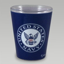 Load image into Gallery viewer, NAVY 2 TONESHOTGLASS 3