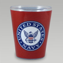 Load image into Gallery viewer, NAVY 2 TONESHOTGLASS 4