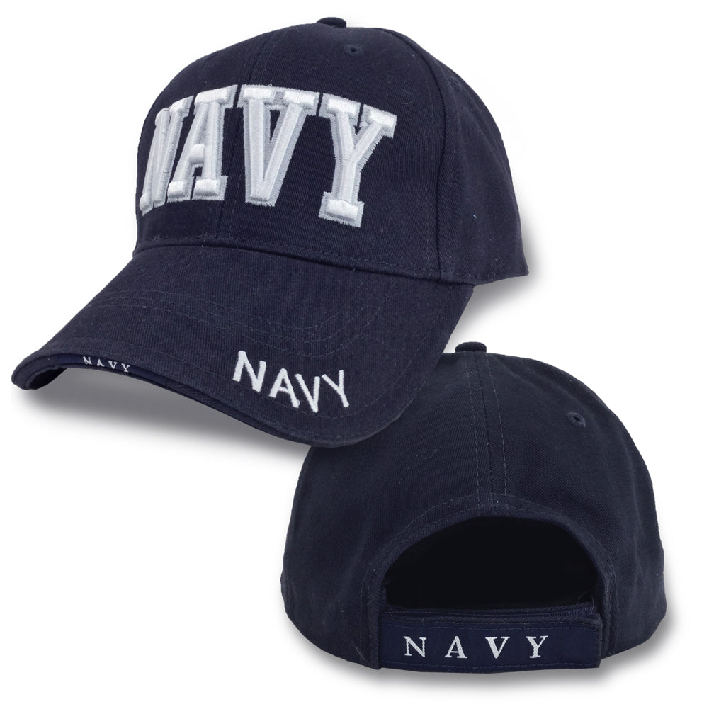 NAVY 3D BLOCK HAT 6