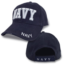 Load image into Gallery viewer, NAVY 3D BLOCK HAT 6