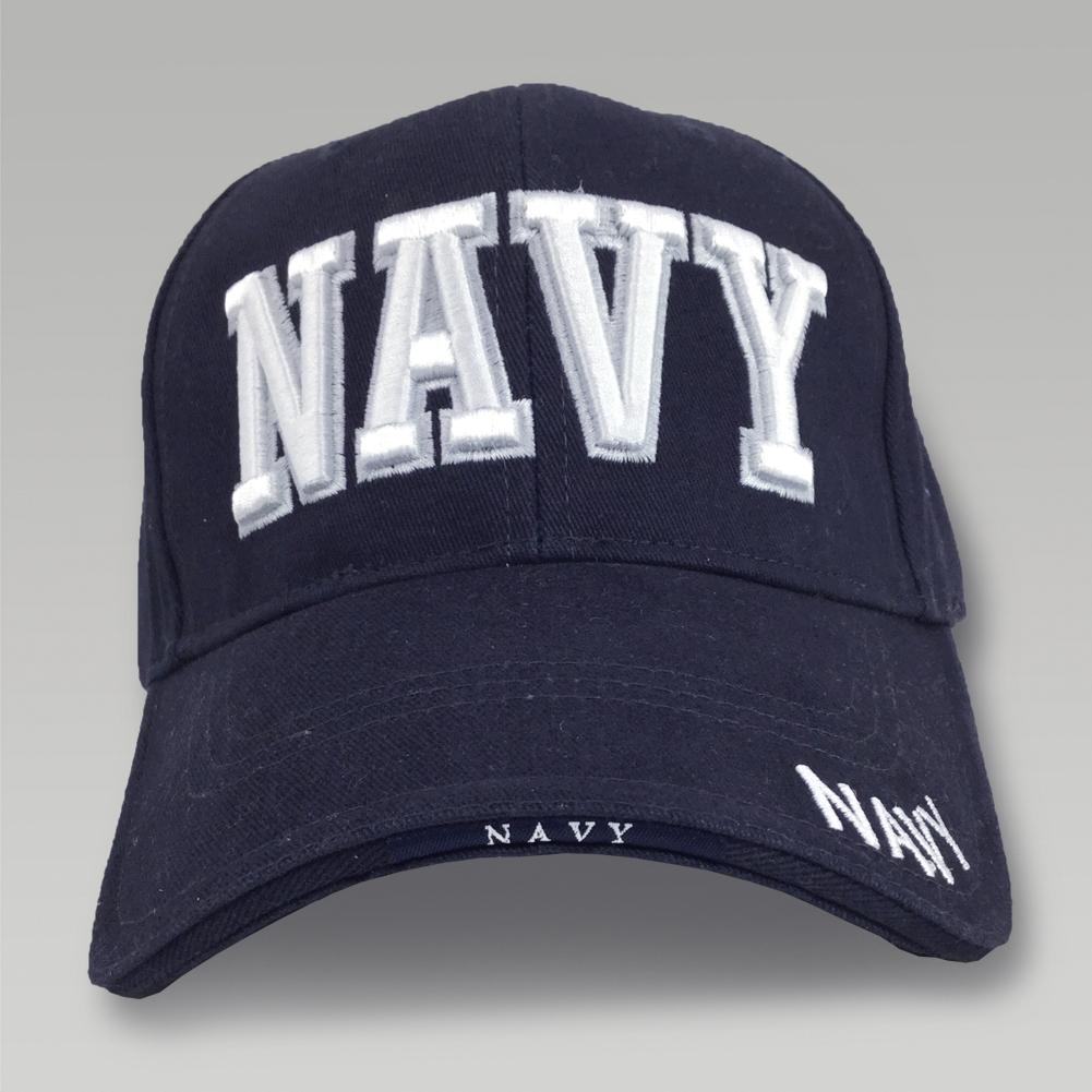 Navy 3D Block Hat