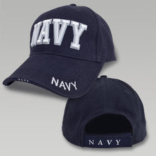 Load image into Gallery viewer, NAVY 3D BLOCK HAT 5
