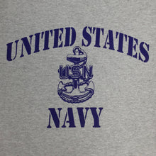Load image into Gallery viewer, NAVY ANCHOR LOGO T-SHIRT (GREY) 1