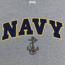 Load image into Gallery viewer, NAVY ARCH ANCHOR CREWNECK (GREY)