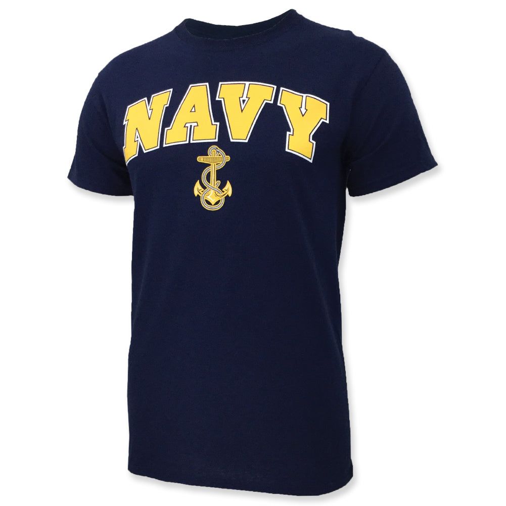 NAVY ARCH ANCHOR T-SHIRT (NAVY) 3