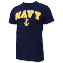 Load image into Gallery viewer, NAVY ARCH ANCHOR T-SHIRT (NAVY) 3