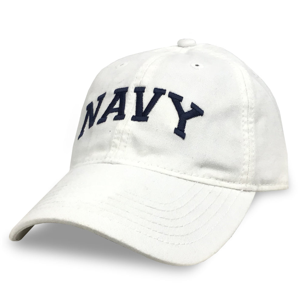 NAVY ARCH HAT (WHITE) 3