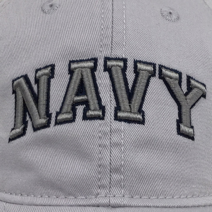 NAVY ARCH LOW PROFILE HAT (SILVER) 1