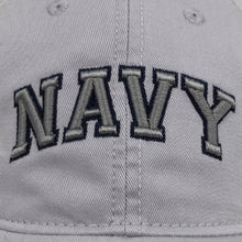 Load image into Gallery viewer, NAVY ARCH LOW PROFILE HAT (SILVER) 1