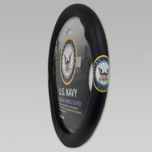 Load image into Gallery viewer, NAVY CAR STEERING WHEEL COVER 1