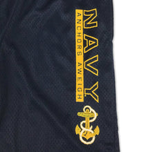 Load image into Gallery viewer, NAVY CHAMPION ANCHORS AWEIGH MESH SHORT (NAVY) 1