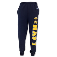 Load image into Gallery viewer, Navy Champion Fleece Banded Sweatpants (Navy)