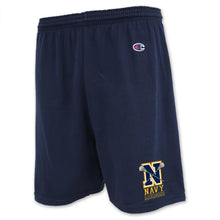 Load image into Gallery viewer, NAVY CHAMPION LACROSSE LOGO COTTON SHORT (NAVY)