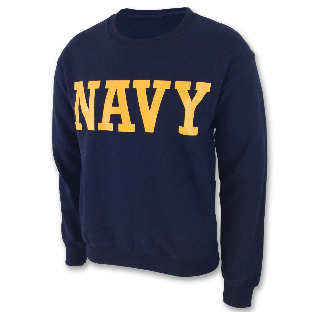 NAVY CORE CREWNECK 4