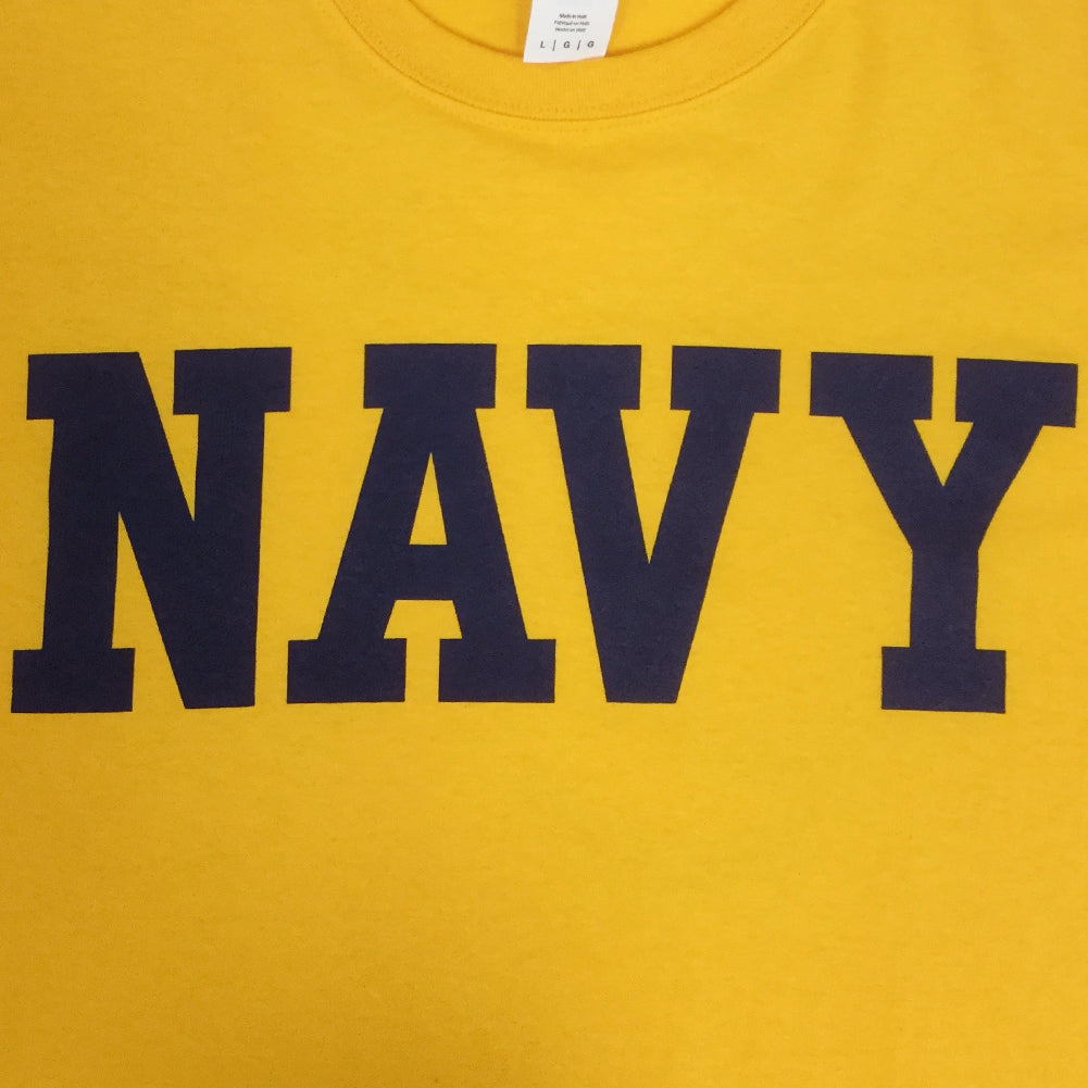 Navy Core T-Shirt (Gold)