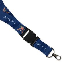 Load image into Gallery viewer, NAVY REVERSIBLE LANYARD 1