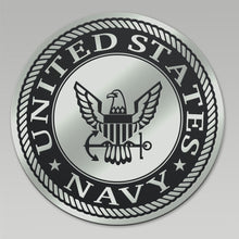 Load image into Gallery viewer, NAVY EAGLE CHROME EMBLEM 3