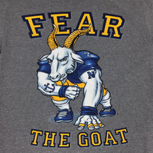 Load image into Gallery viewer, NAVY FEAR THE GOAT FOOTBALL T-SHIRT 1