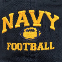Load image into Gallery viewer, NAVY FOOTBALL TWILL HAT (NAVY) 2