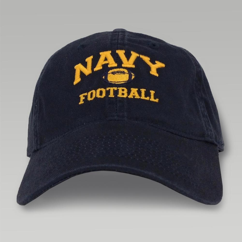 NAVY FOOTBALL TWILL HAT (NAVY) 1