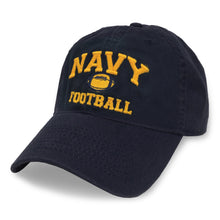 Load image into Gallery viewer, NAVY FOOTBALL TWILL HAT (NAVY) 4