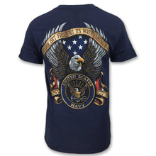 Load image into Gallery viewer, NAVY FREEDOM ISNT FREE T-SHIRT 5