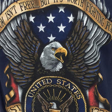 Load image into Gallery viewer, NAVY FREEDOM ISNT FREE T-SHIRT 1