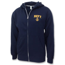 Load image into Gallery viewer, NAVY FULL ZIP HOOD (NAVY) 2