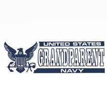 Load image into Gallery viewer, NAVY GRANDPARENT DECAL 1