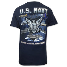 Load image into Gallery viewer, NAVY HONOR ACTION T-SHIRT