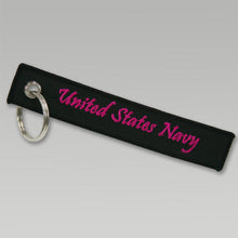 Load image into Gallery viewer, NAVY I LOVE MY SAILOR KEYCHAIN 2