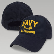 Load image into Gallery viewer, NAVY LACROSSE HAT (NAVY) 2