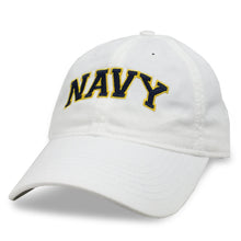 Load image into Gallery viewer, NAVY LADIES ARCH HAT (WHITE) 4