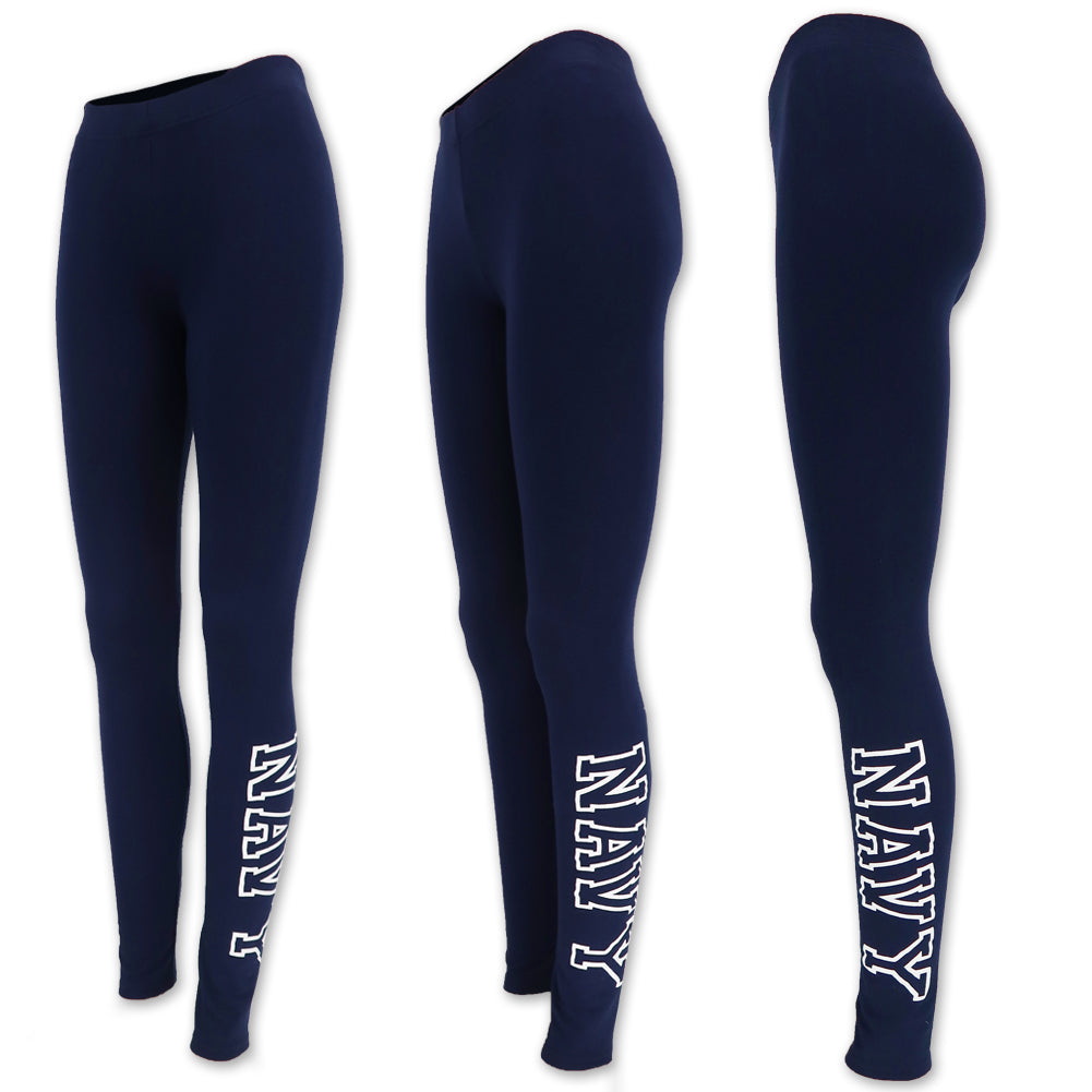 NAVY LADIES LOVE 'EM LONGER LEGGINGS (NAVY) 2