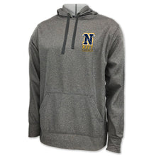 Load image into Gallery viewer, NAVY LACROSSE LOGO PERFORMANCE HOOD (GREY) 1