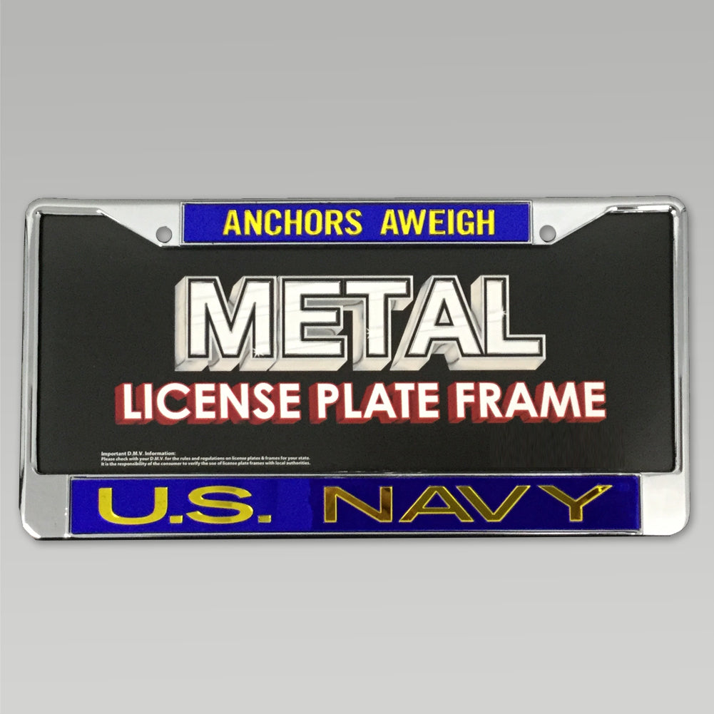 NAVY LICENSE PLATE FRAME 1