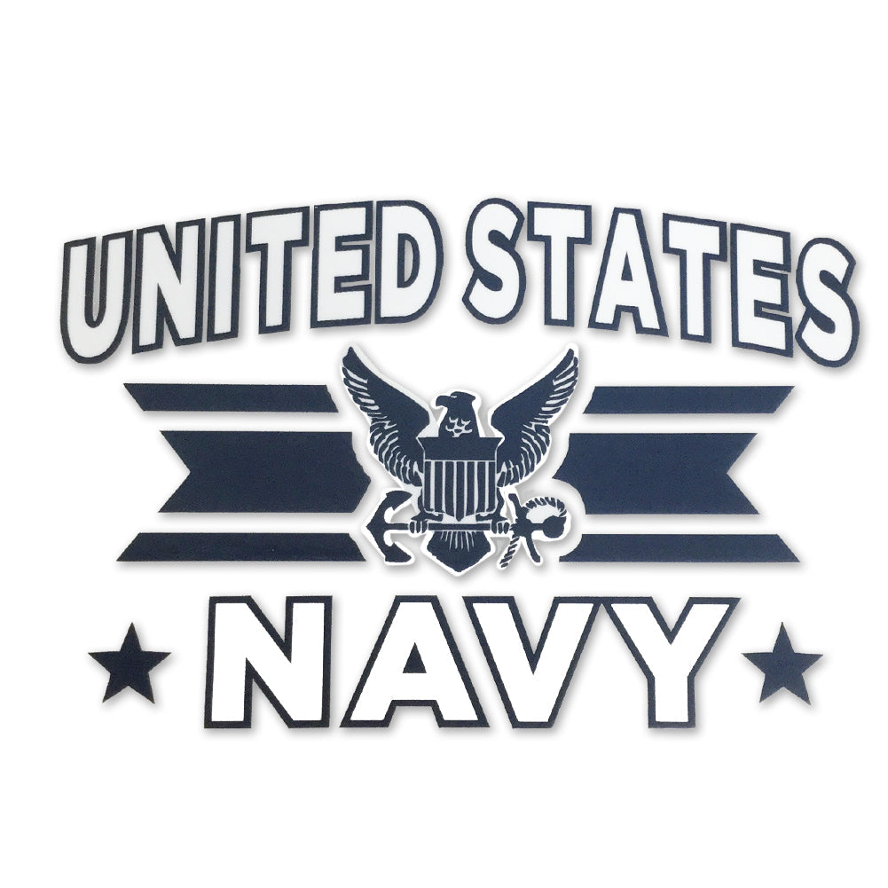 NAVY LOGO DECAL