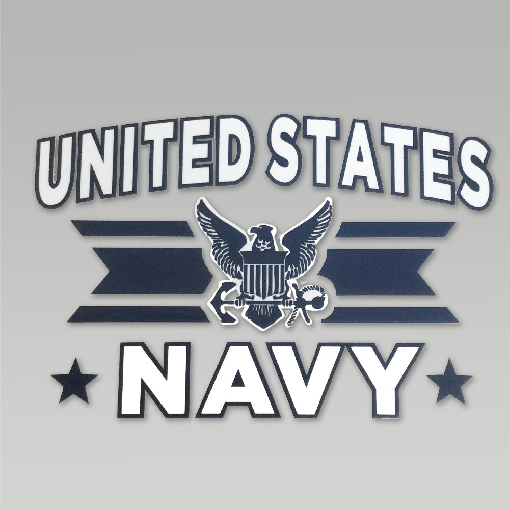 NAVY LOGO DECAL 1