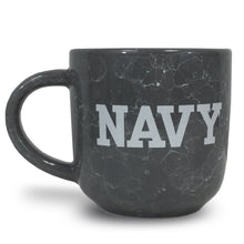 Load image into Gallery viewer, NAVY MARBLED 17 OZ MUG (GREY) 1