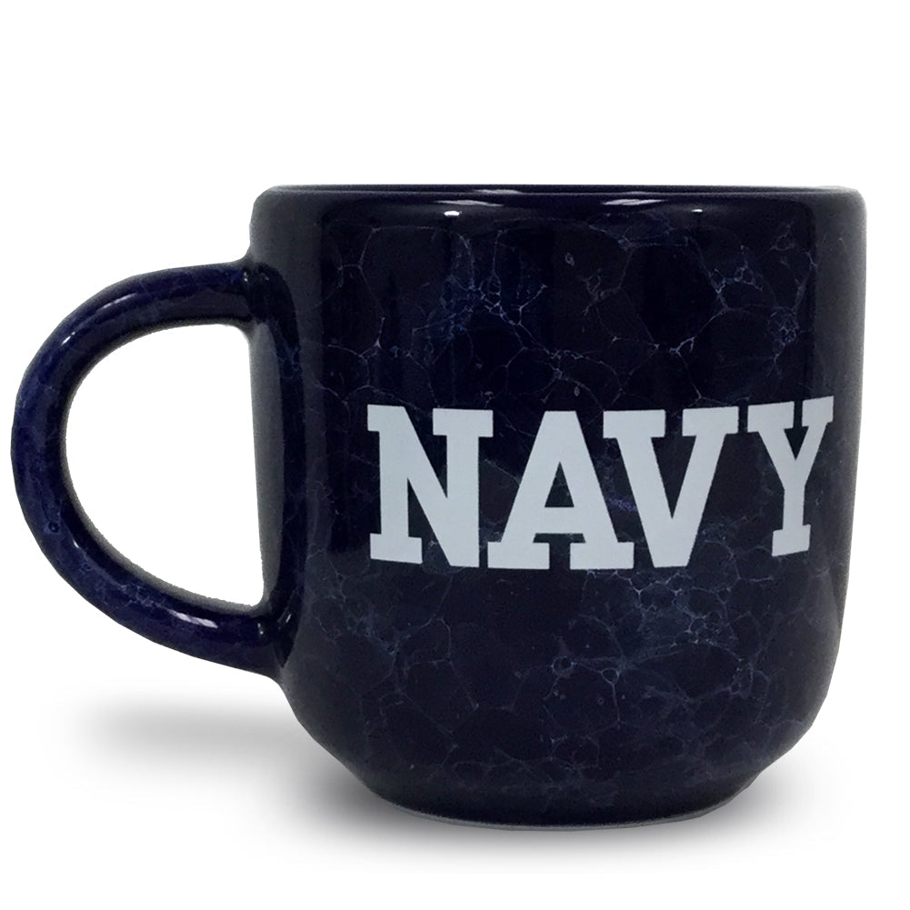 NAVY MARBLED 17 OZ MUG (NAVY) 1