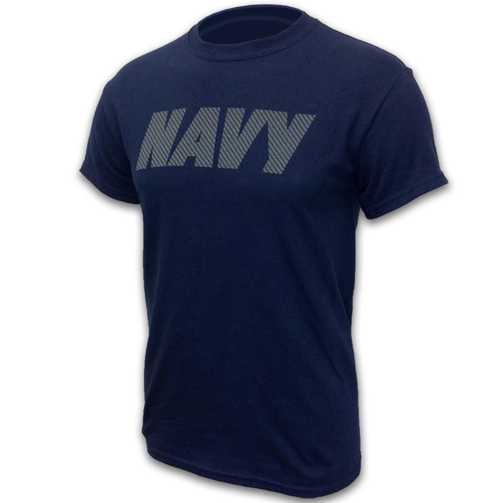 NAVY REFLECTIVE PT T-SHIRT (NAVY) 1