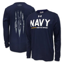 Load image into Gallery viewer, NAVY UNDER ARMOUR LIMITED EDITION SHIP LONG SLEEVE TEE (NAVY) 7
