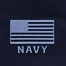 Load image into Gallery viewer, NAVY UNDER ARMOUR TONAL FLAG PERFORMANCE POLO (NAVY) 4