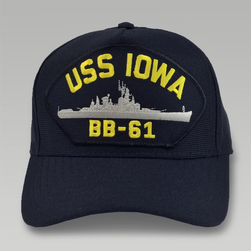 NAVY USS IOWA BB61 HAT 3
