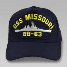 Load image into Gallery viewer, NAVY USS MISSOURI BB63 HAT 2