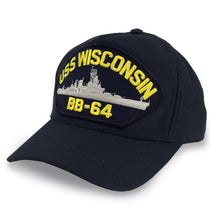 Load image into Gallery viewer, NAVY USS WISCONSIN BB64 HAT 4