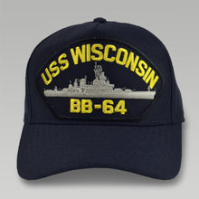 Load image into Gallery viewer, NAVY USS WISCONSIN BB64 HAT 2