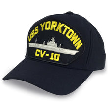 Load image into Gallery viewer, NAVY USS YORKTOWN CV-10 HAT 3